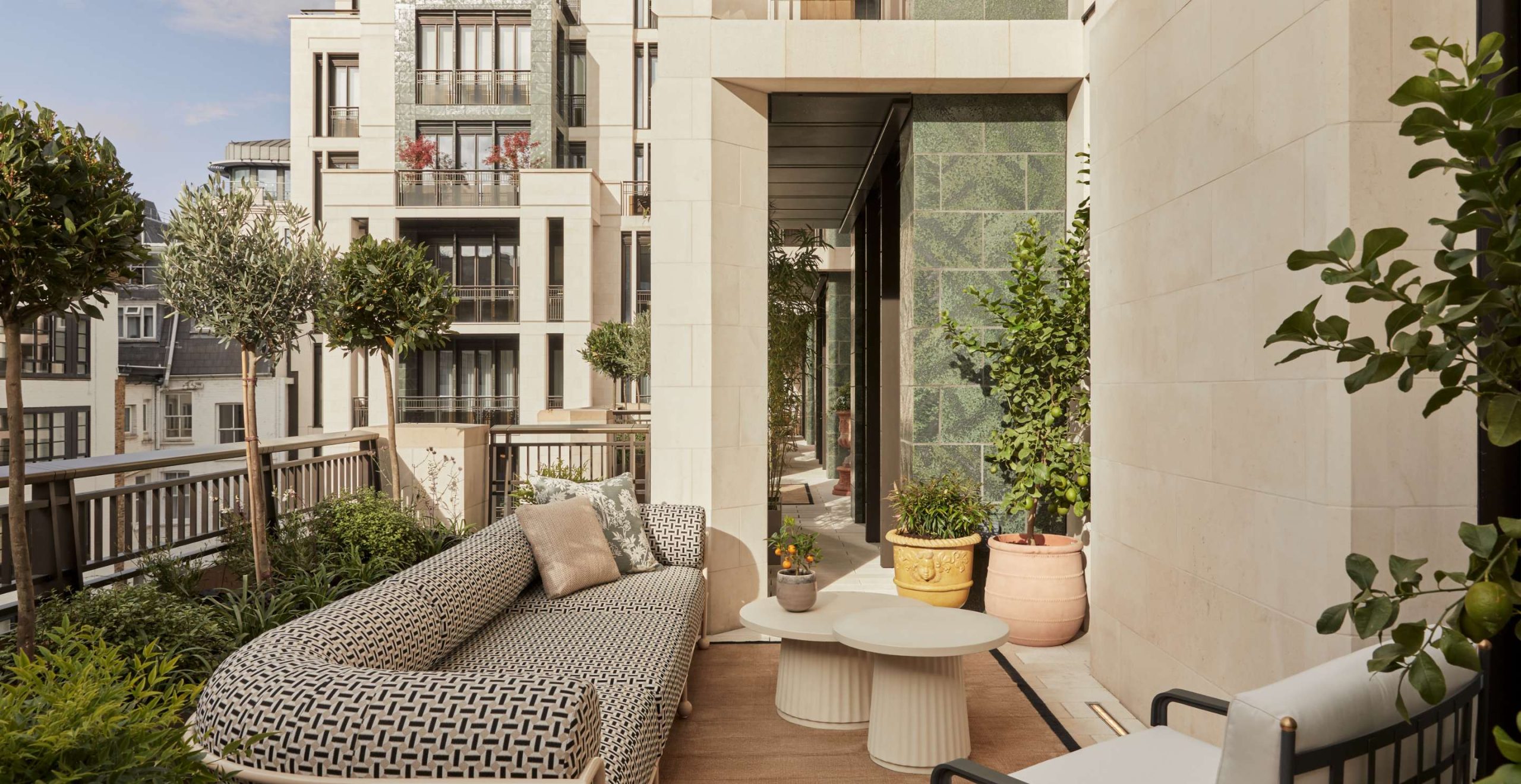 Terrace of a four bedroom apartment